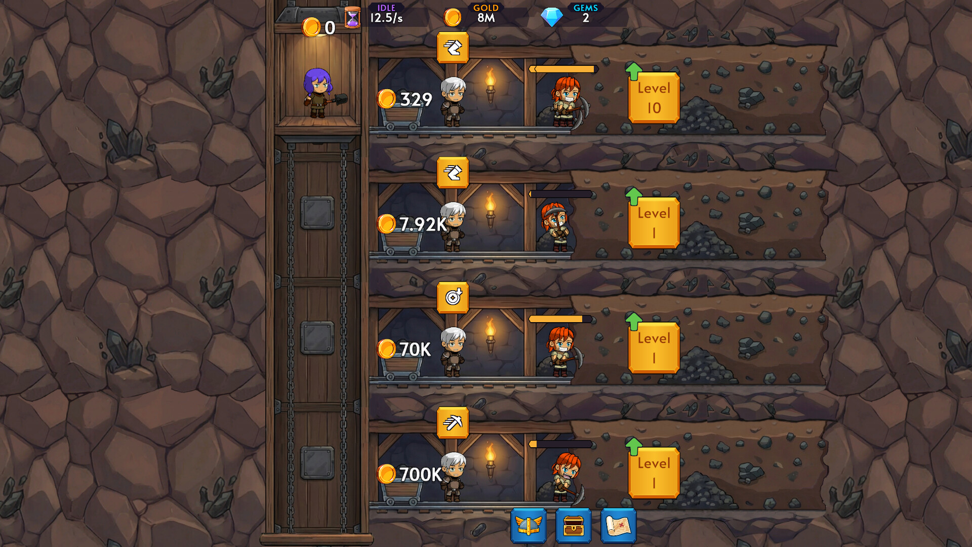 Screenshot 3 for Idle Isekai Mining Demo