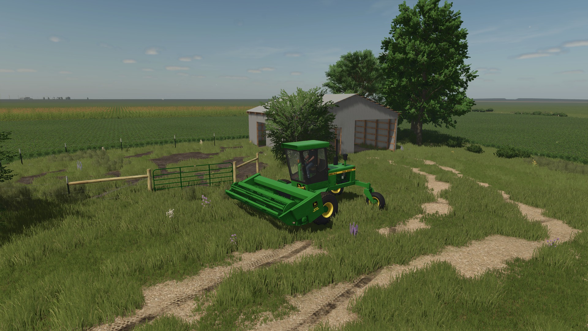 Screenshot 4 for FS25 John Deere 2280 swather