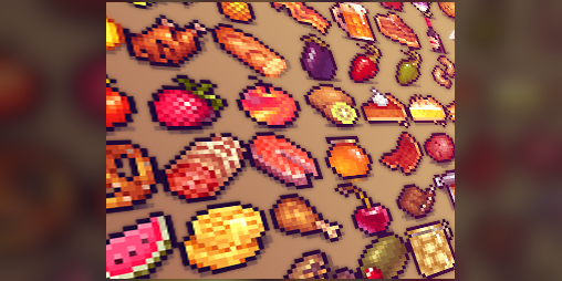 Free Pixel foods by ghostpixxells  Pixel art food, Pixel art games, Pixel  art tutorial