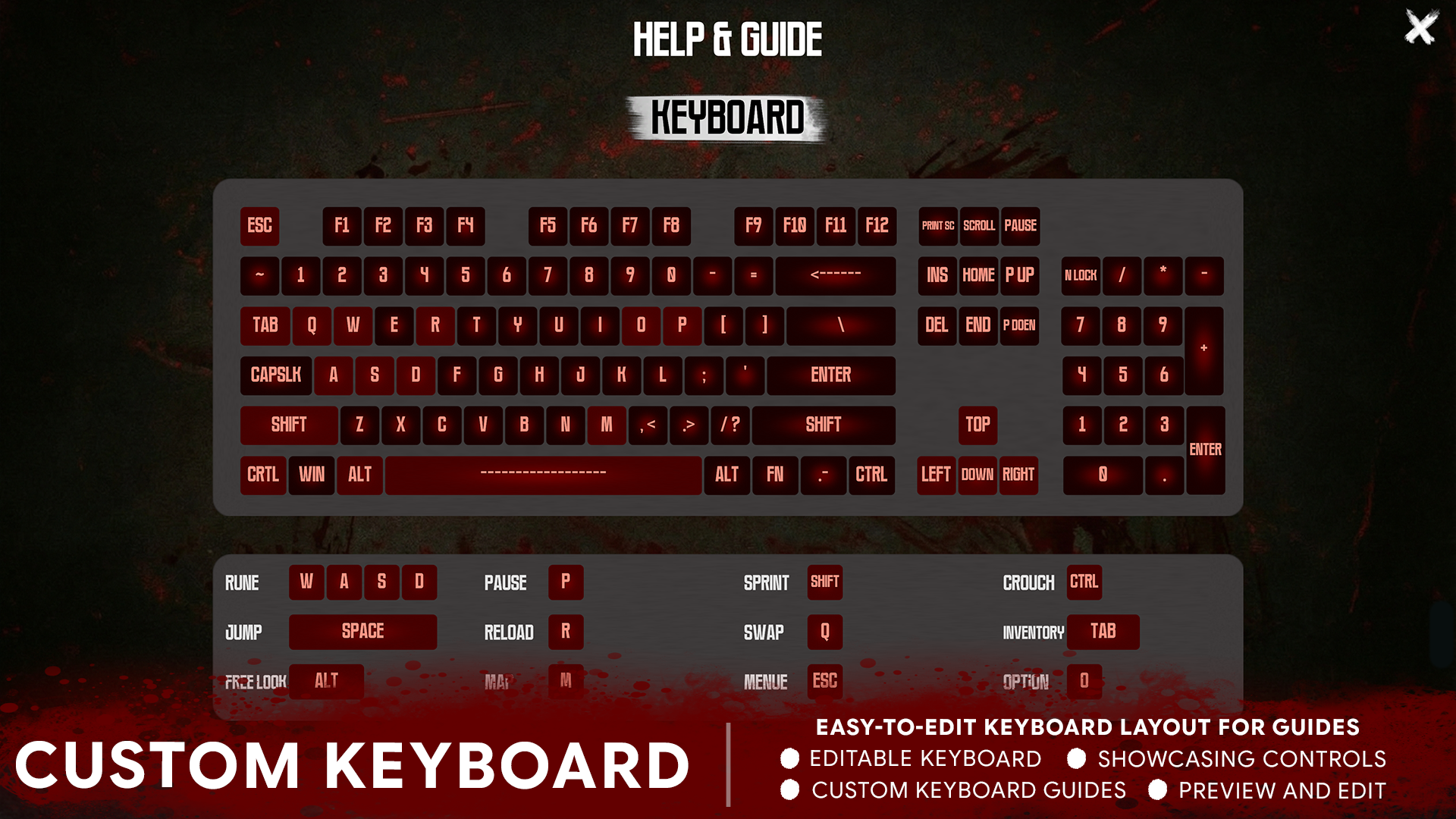 Horror Gui Pack Horror UI Dark Theme GUI by GamesTechnology