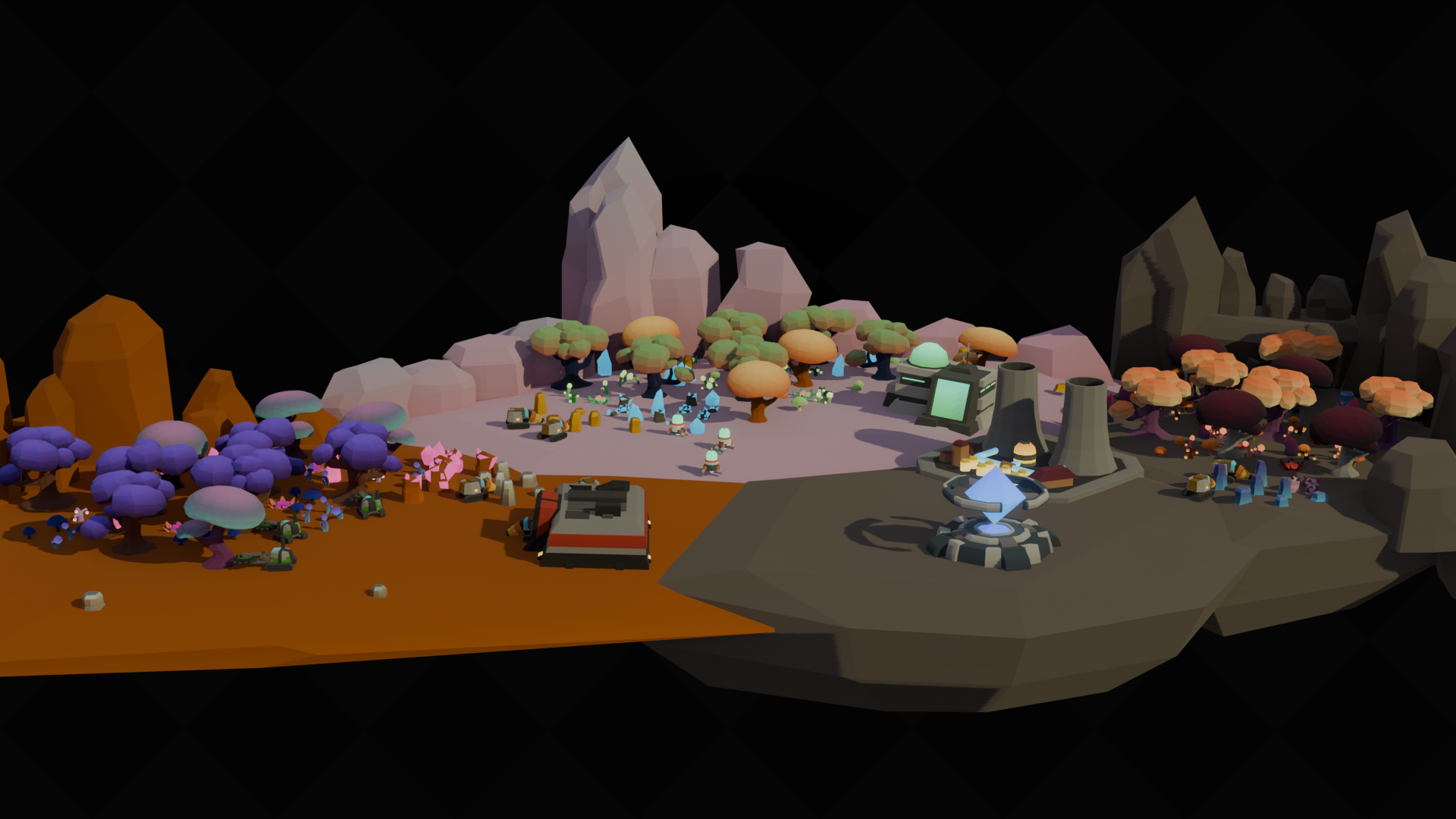 Low Poly Pro Sci-Fi RTS Pack by Small Hearth Studios