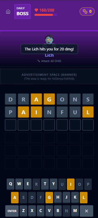 Screenshot 6 for Guess A Word: The Cursed Tower