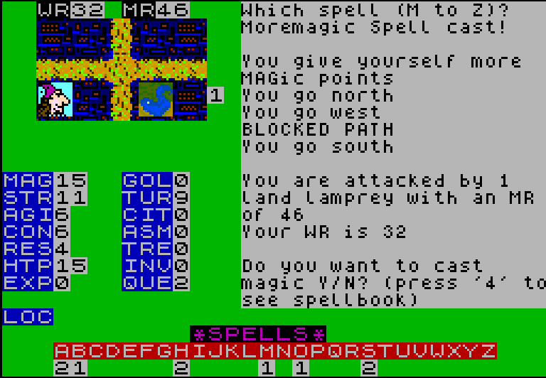 Screenshot 8 for The City of Gloomburgh for the ZX Spectrum Next