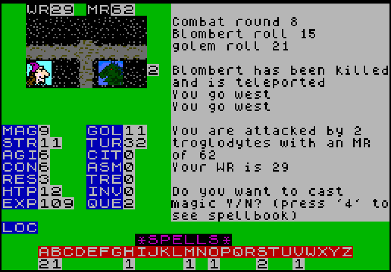 Screenshot 4 for The City of Gloomburgh for the ZX Spectrum Next