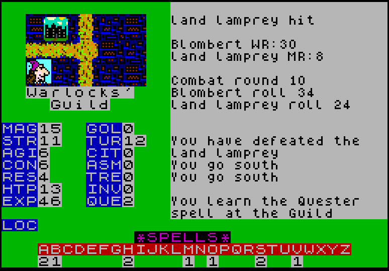 Screenshot 7 for The City of Gloomburgh for the ZX Spectrum Next