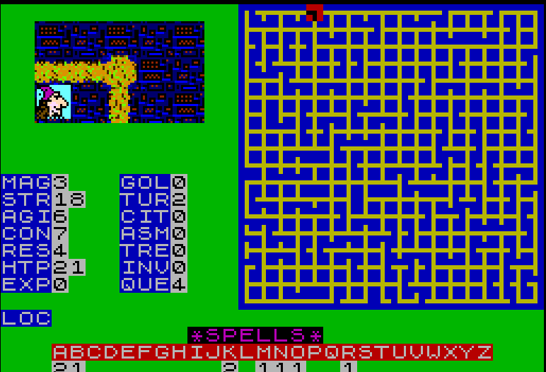 Screenshot 13 for The City of Gloomburgh for the ZX Spectrum Next