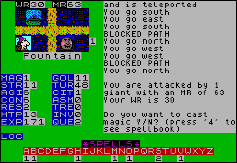 Screenshot 11 for The City of Gloomburgh for the ZX Spectrum Next