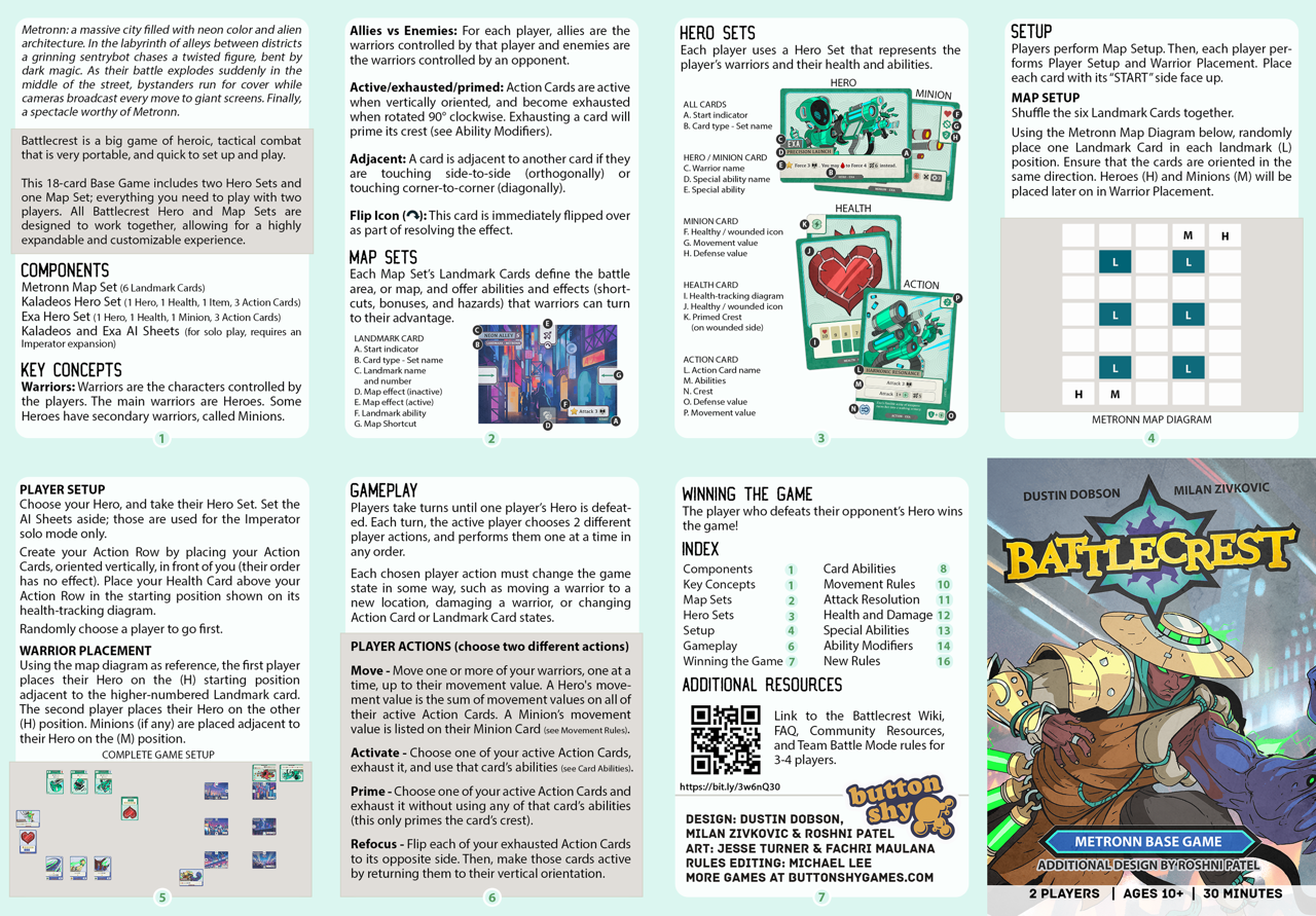 Screenshot 3 for Battlecrest: Metronn Base Game