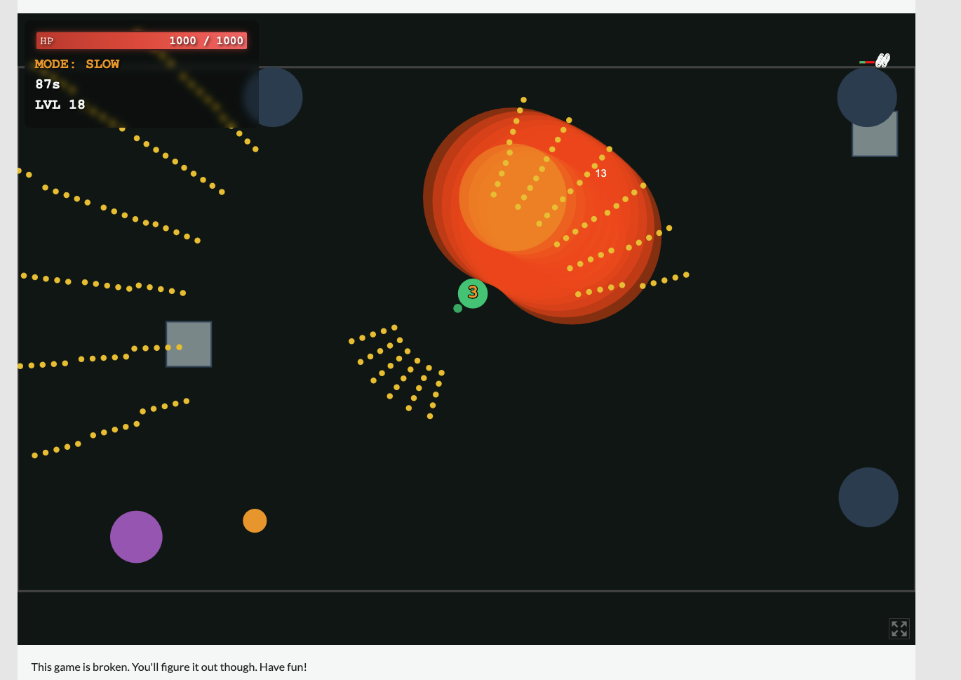 Screenshot 4 for This Vibecoded Roguelike Might Be Broken