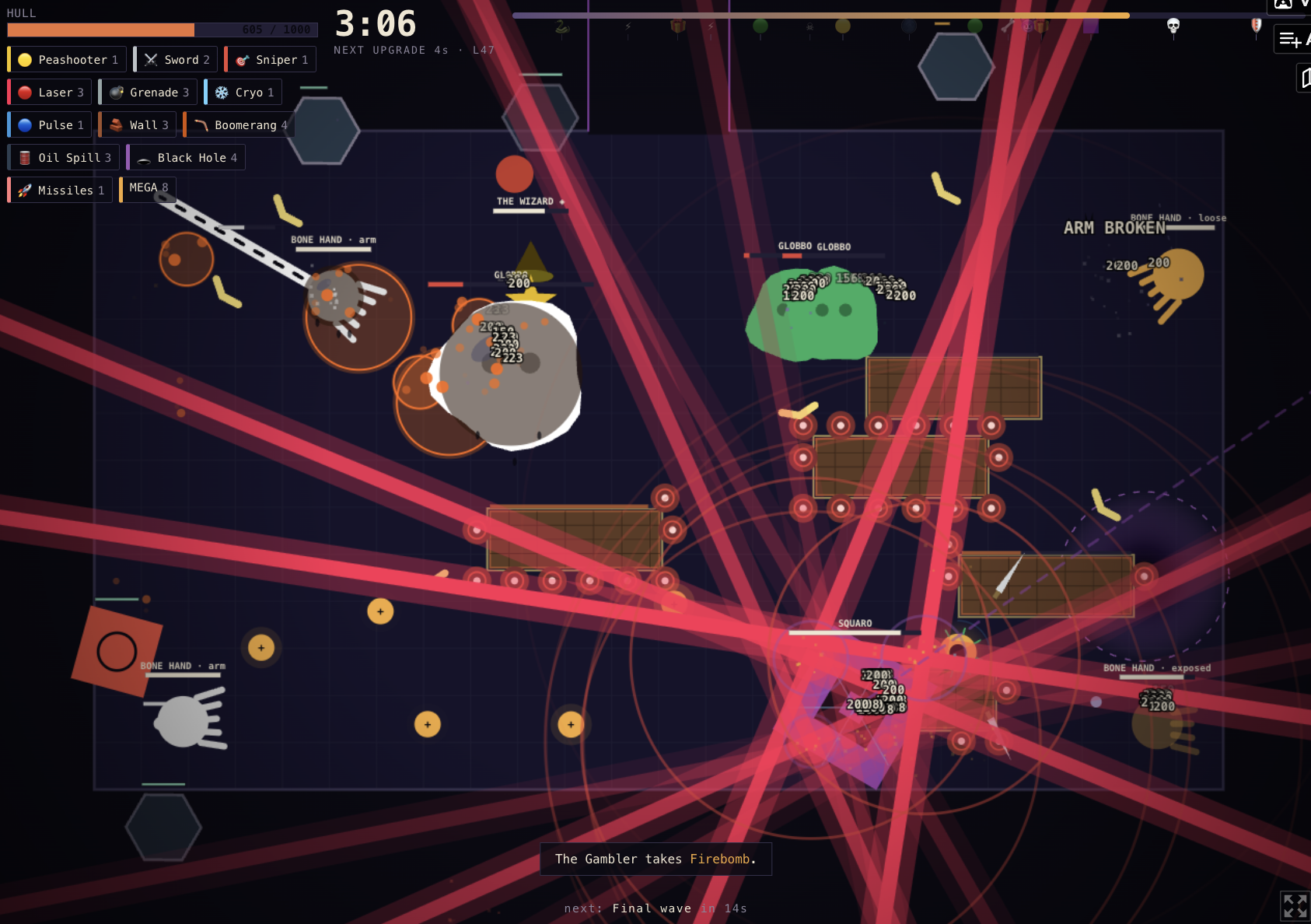 Screenshot 2 for This Vibecoded Roguelike Might Be Broken