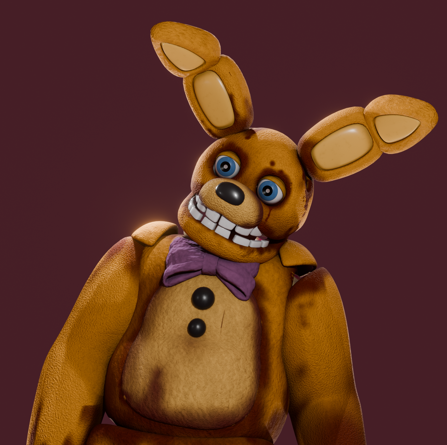 1982 Yellow Rabbit 🐇 | FNaF Movie 2 Model by BBarryTV
