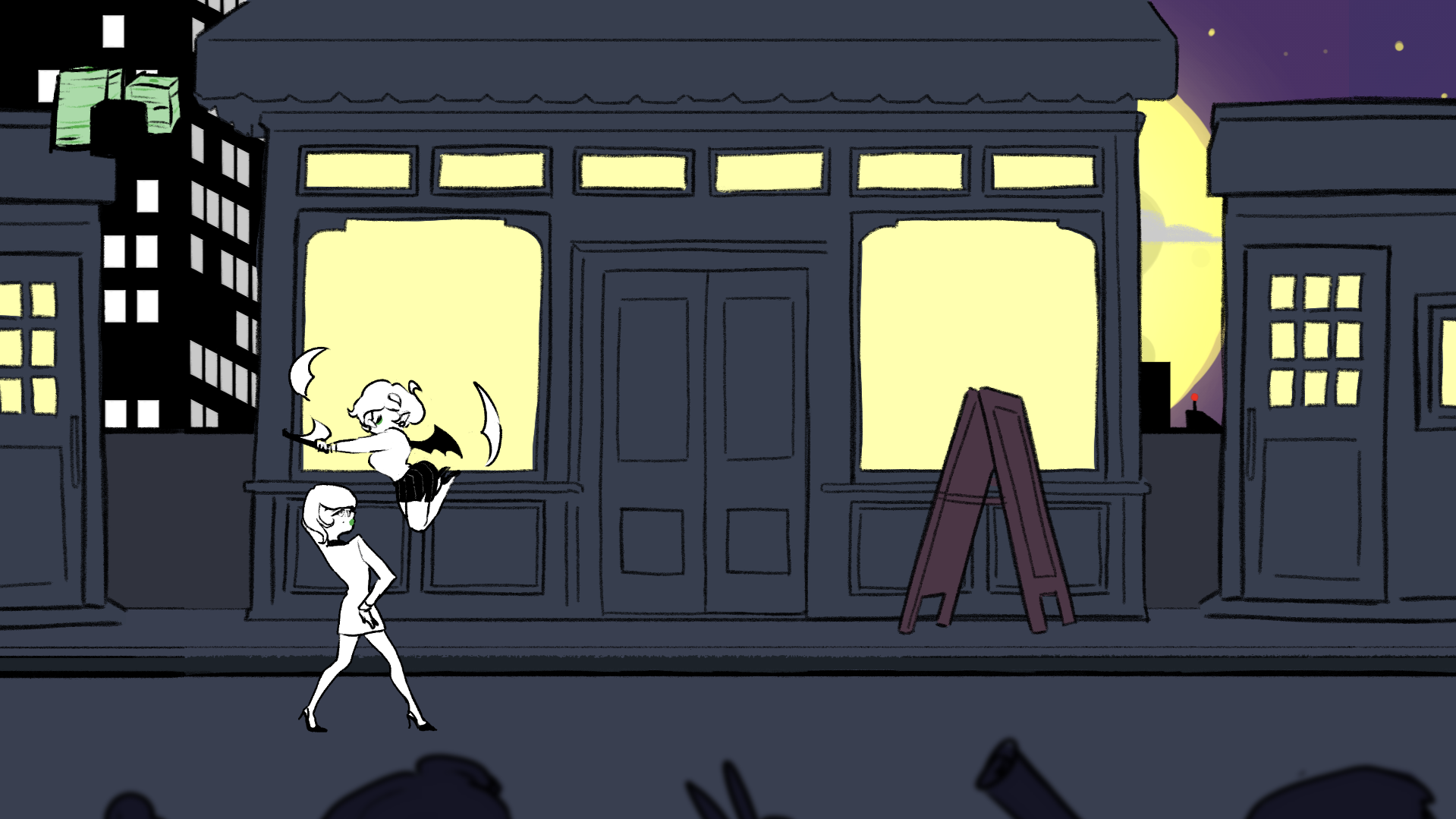 Screenshot 4 for Tax Time: These Demon Girls Showed Up To Collect My Taxes And All I Can Do Is Strut Away