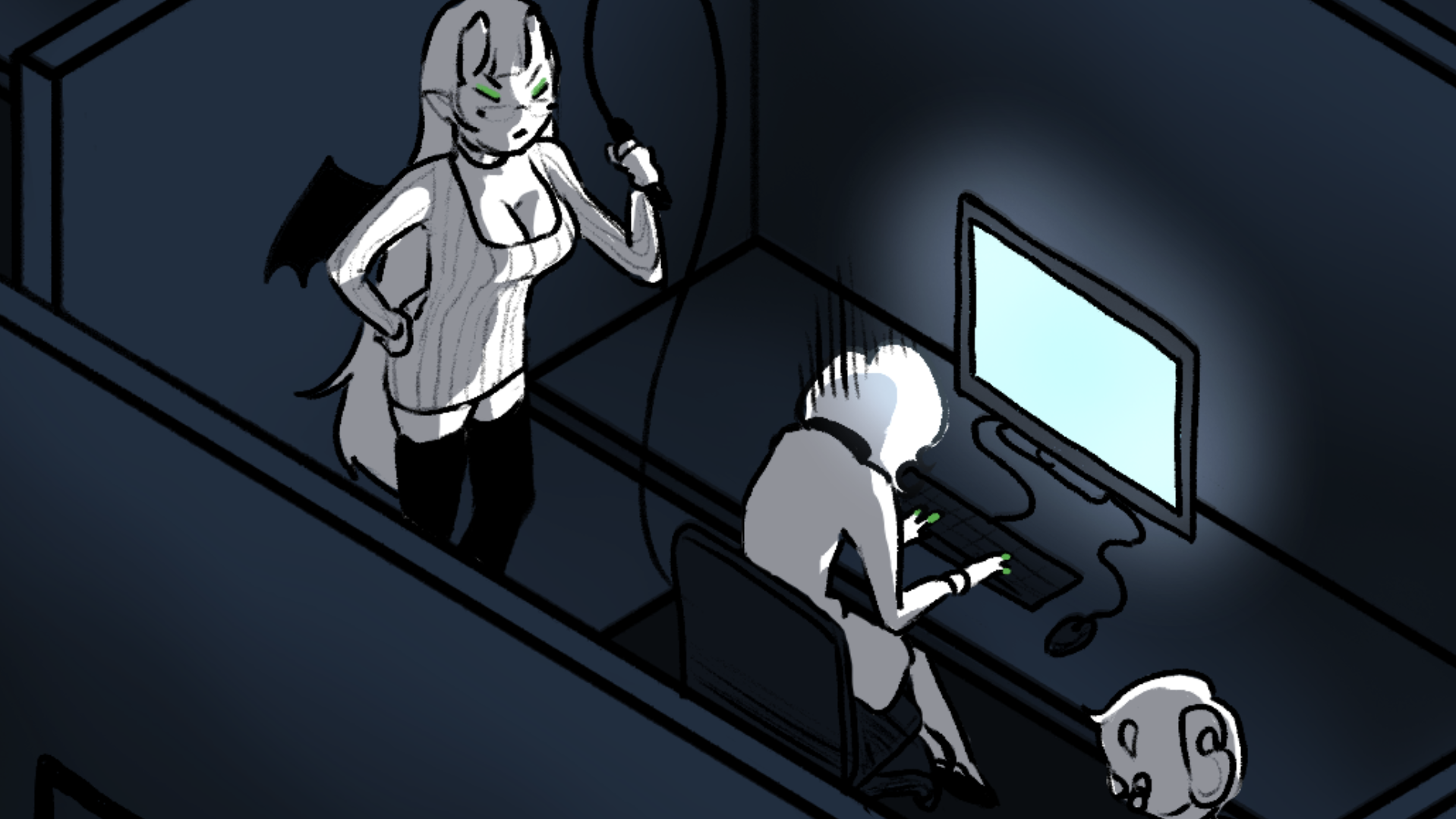 Screenshot 6 for Tax Time: These Demon Girls Showed Up To Collect My Taxes And All I Can Do Is Strut Away