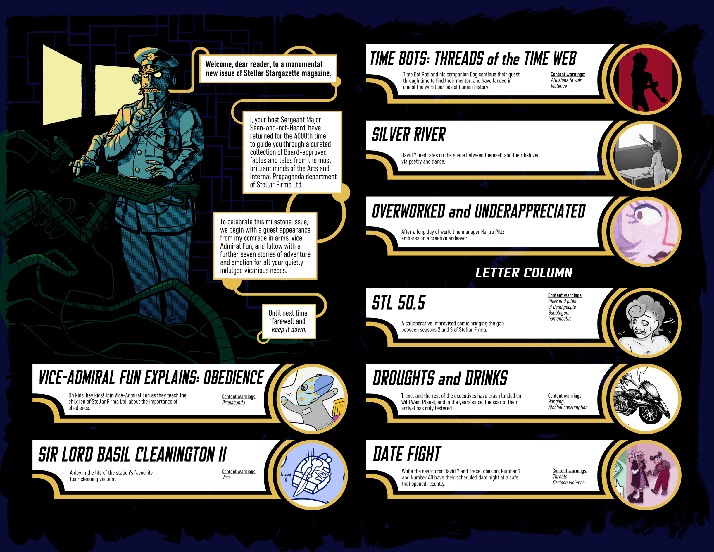 Screenshot 3 for The Stellar Stargazette: a Stellar Firma comic anthology