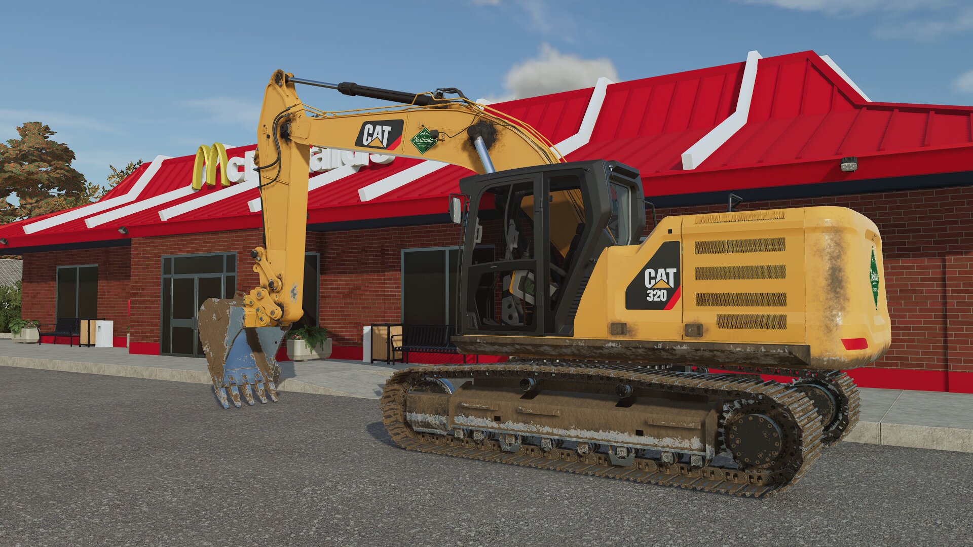 Screenshot 2 for FS22 Cat 320 / 323 Next Gen