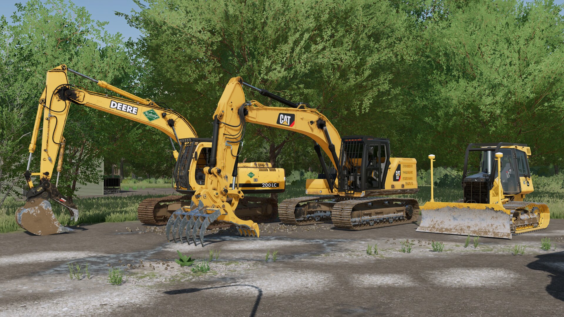 Screenshot 4 for FS22 Cat 320 / 323 Next Gen