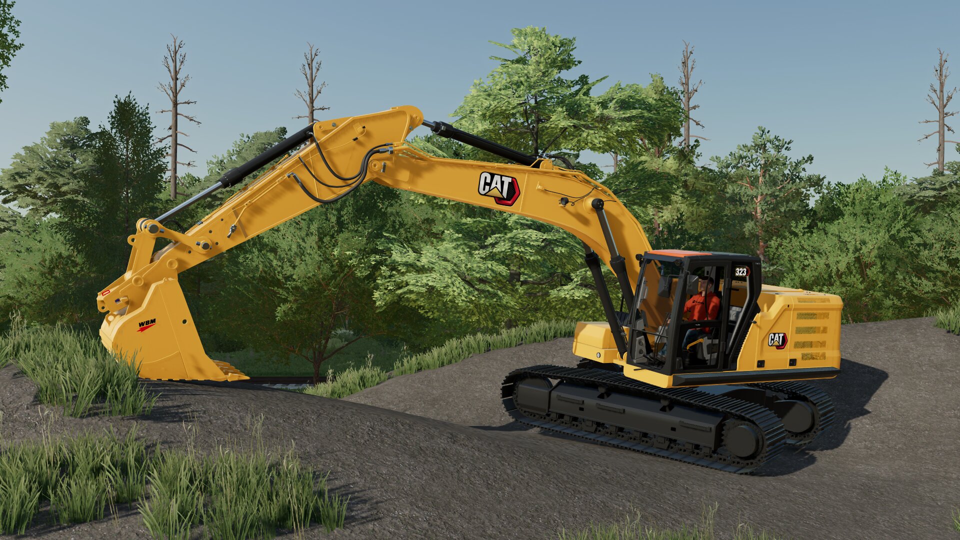 Screenshot 5 for FS22 Cat 320 / 323 Next Gen
