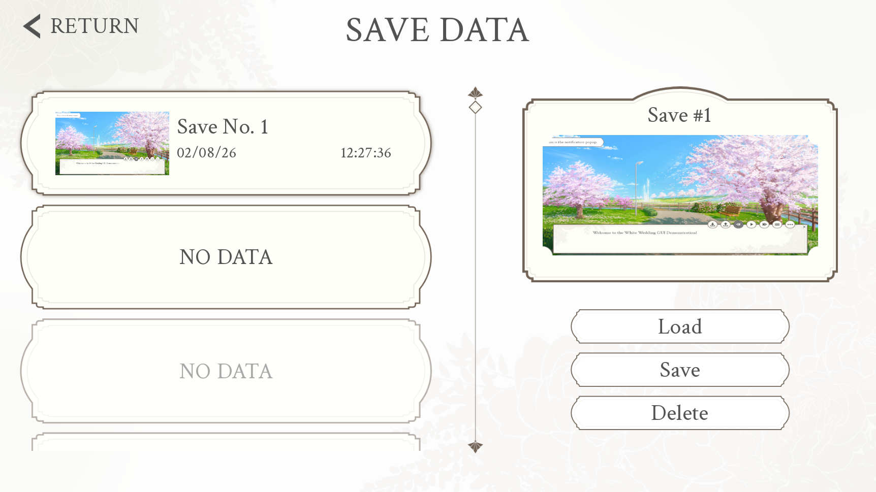 White Wedding GUI Pack by OTOJANG Games