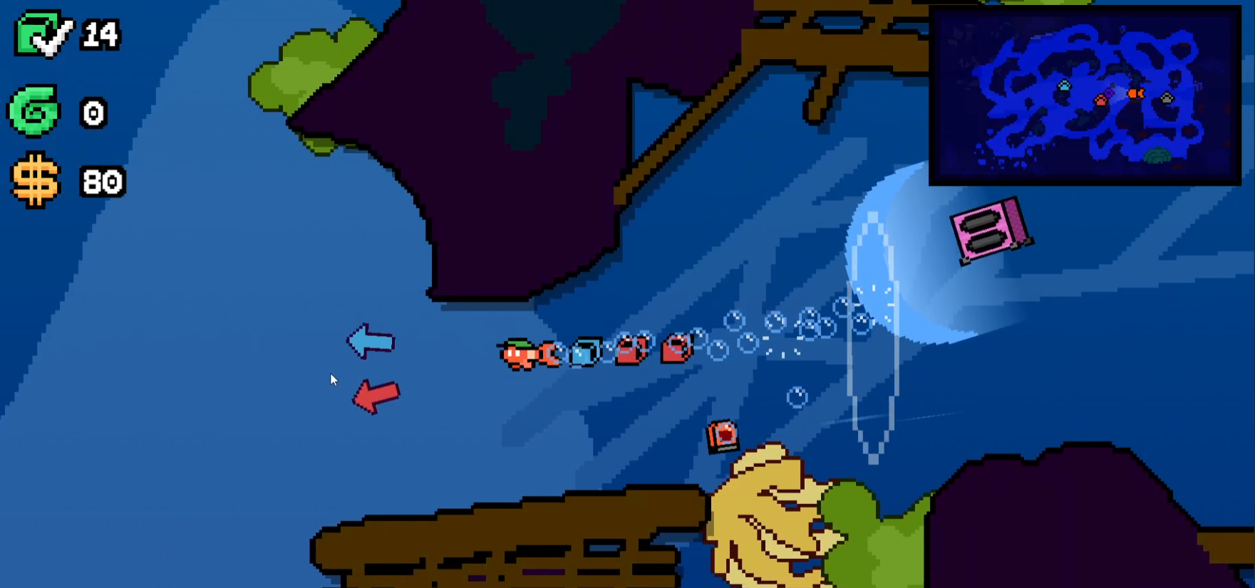 Screenshot 4 for Parcel Fish Wave Ride DX