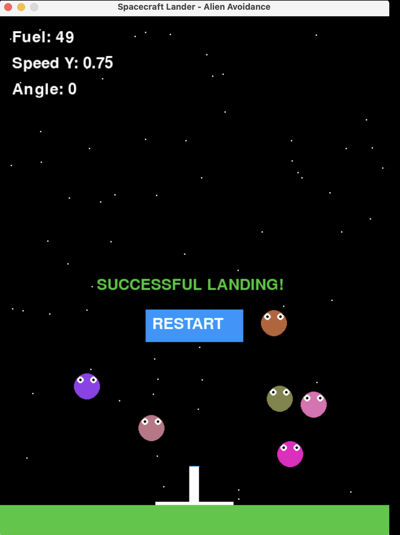 Spacelander Flash Game Spacecraft Lander by Math_Code_physicsArancha