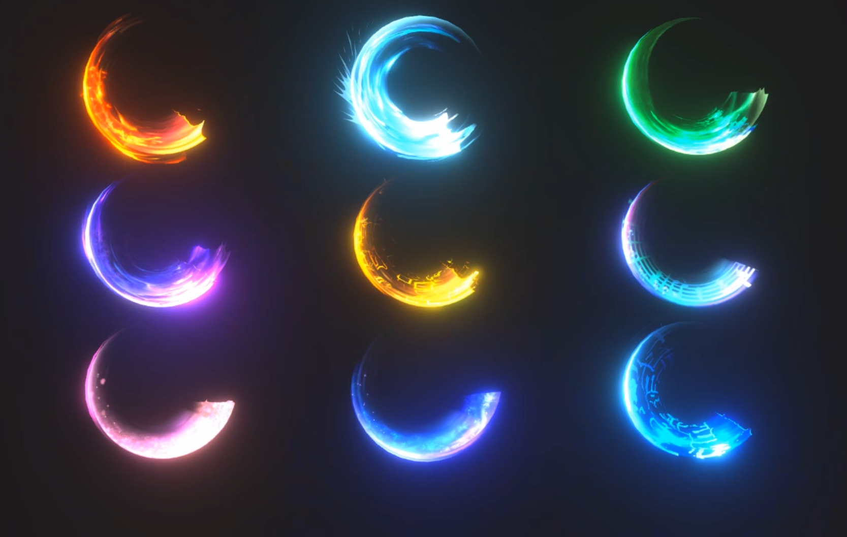 Unity Game VFX - Magic Slash Collection by Eric Wang_Unity VFX Artist