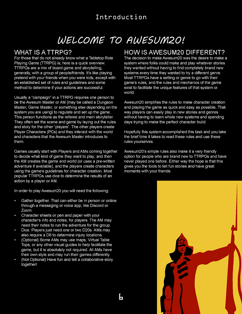 Screenshot 2 for Awesum20 Role Playing Game