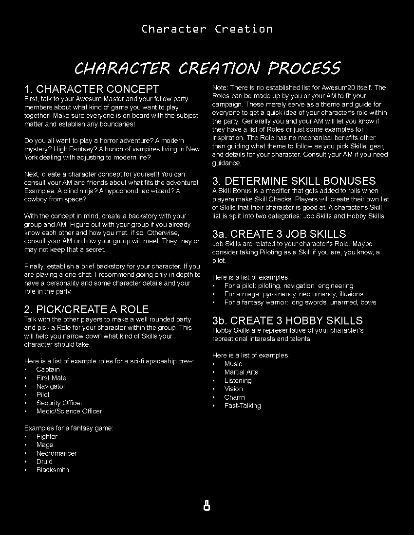 Screenshot 3 for Awesum20 Role Playing Game