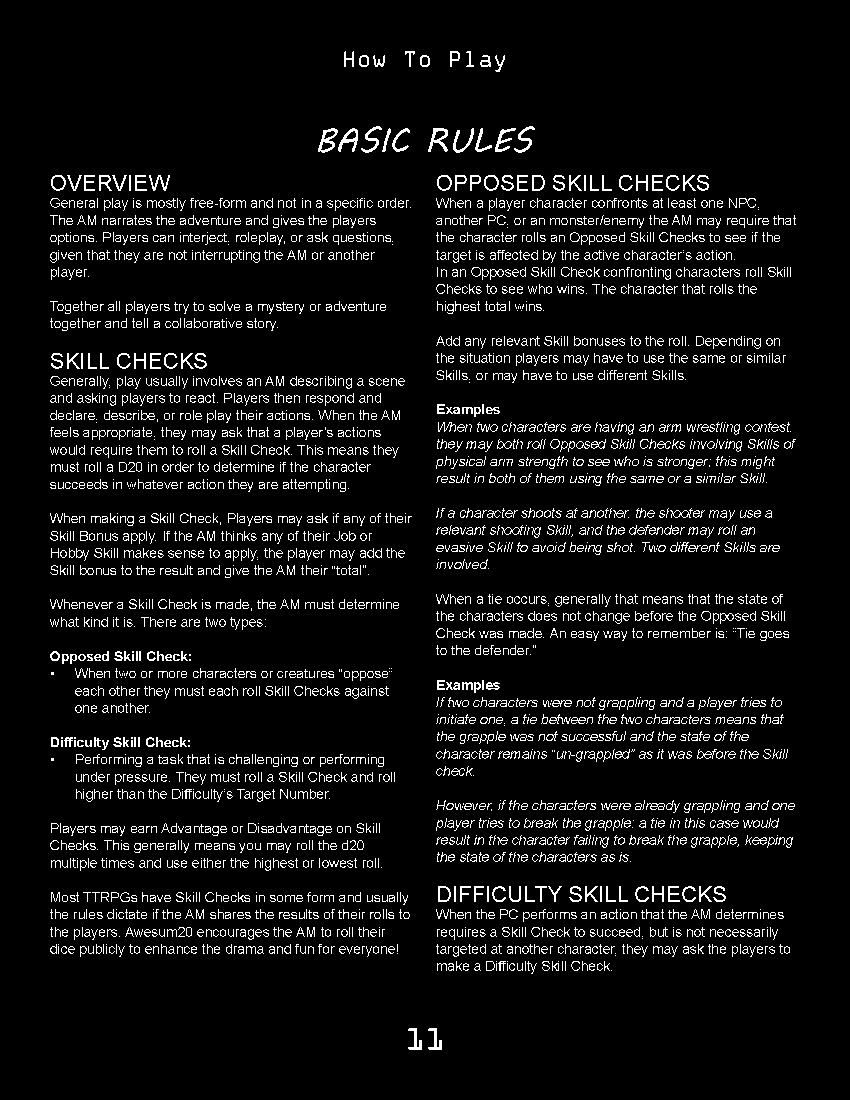 Screenshot 5 for Awesum20 Role Playing Game
