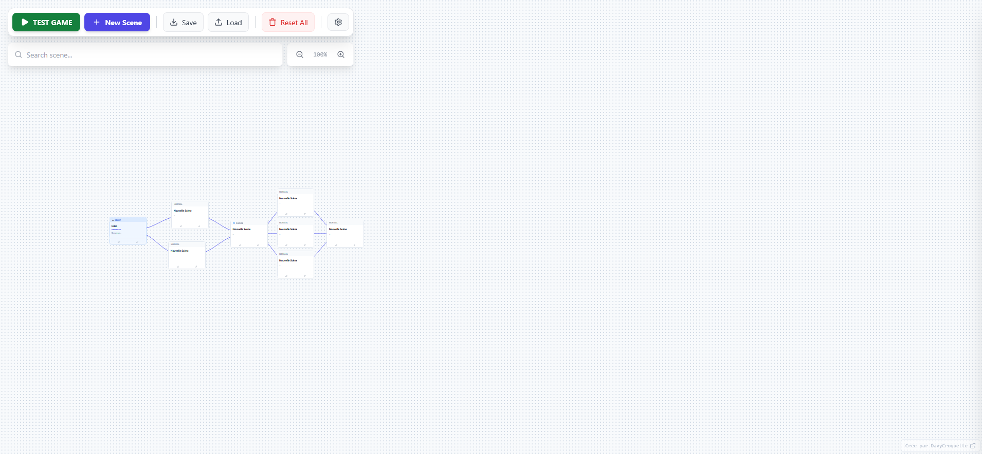 StoryFlow Easy: Visual Novel Editor by DavyCroquette