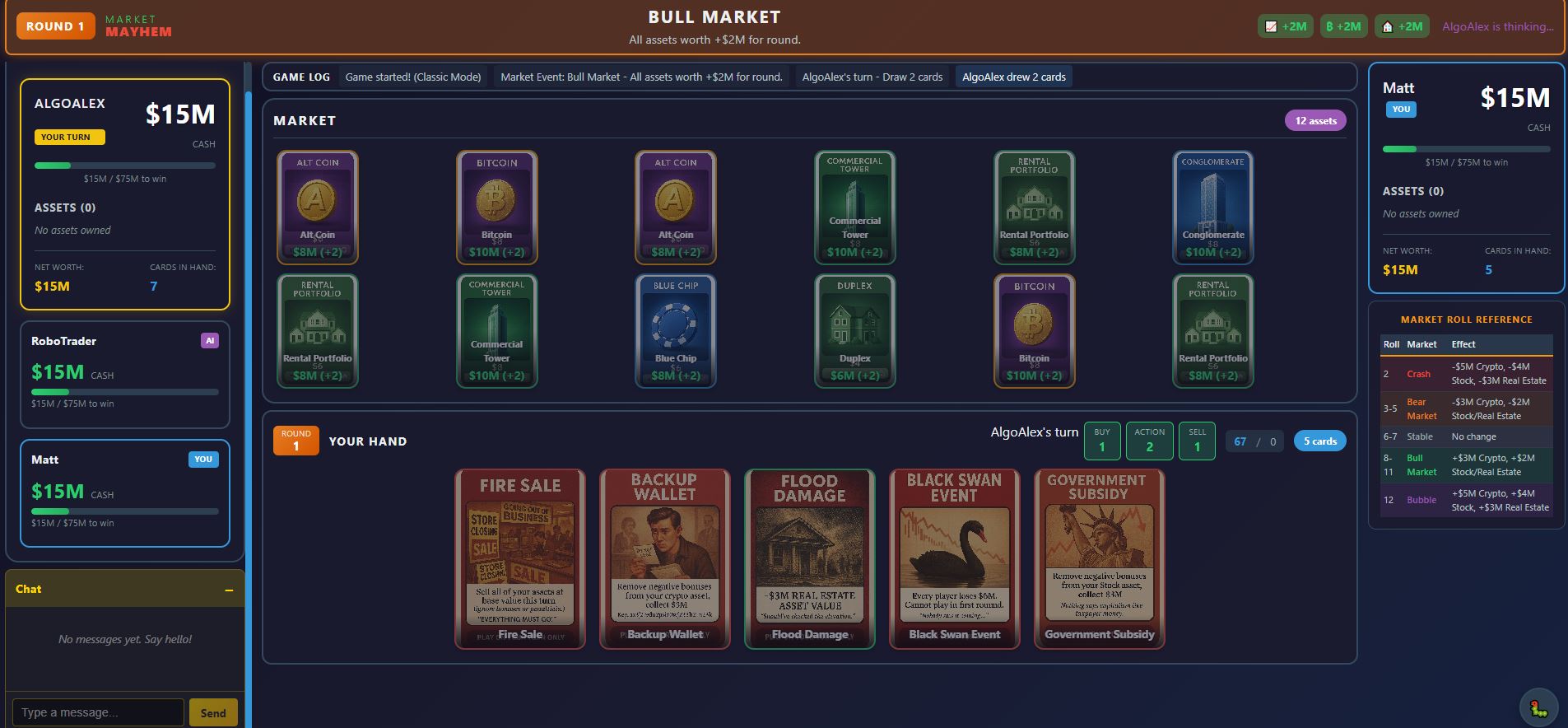 Screenshot 4 for Market Mayhem – A Cutthroat Finance Card Game