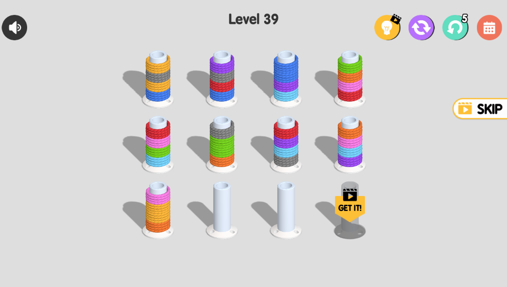 Game With Color Ropes Sw Rope Color Sort 3D by netgamex