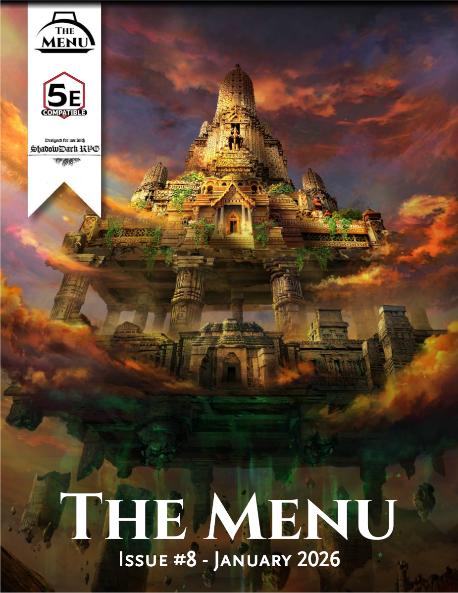 Screenshot 2 for The Menu #08 - January 2026