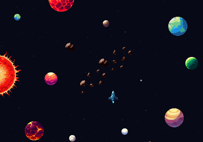 2D Pixel Art Planets Pack by Arludus
