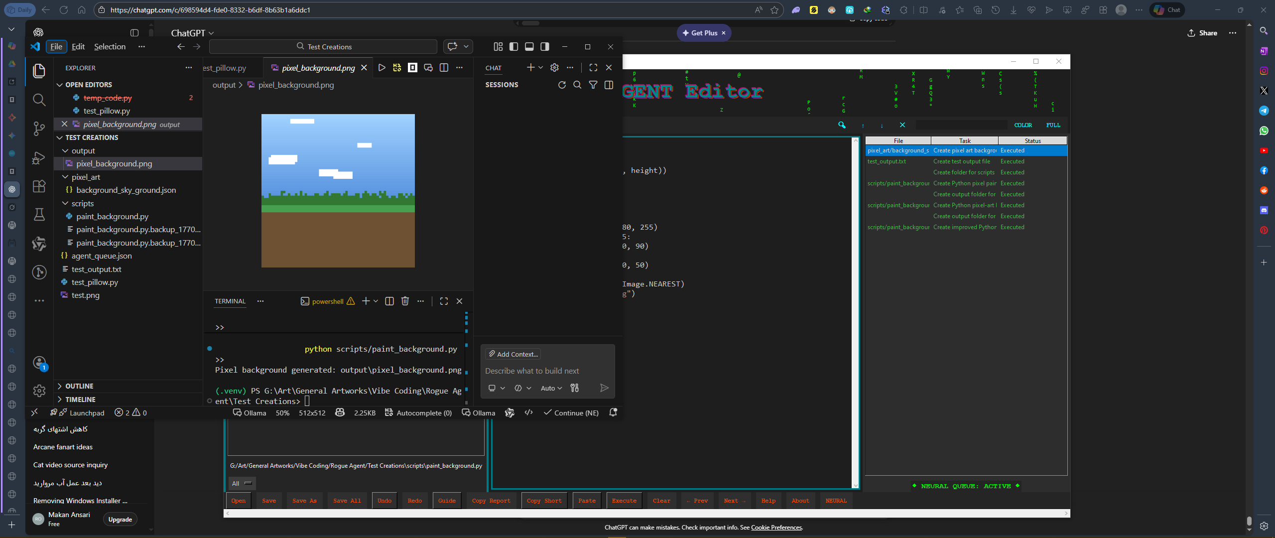 Rogue Agent Editor by Makan
