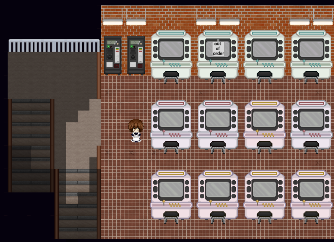 Pixel Arcade Interior by Val_A5158