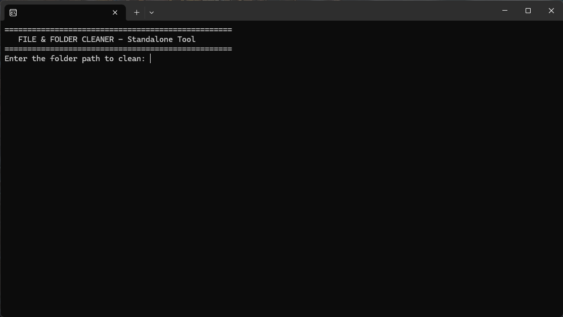 Screenshot 3 for File Cleanup – Project & Folder Organizer Tool