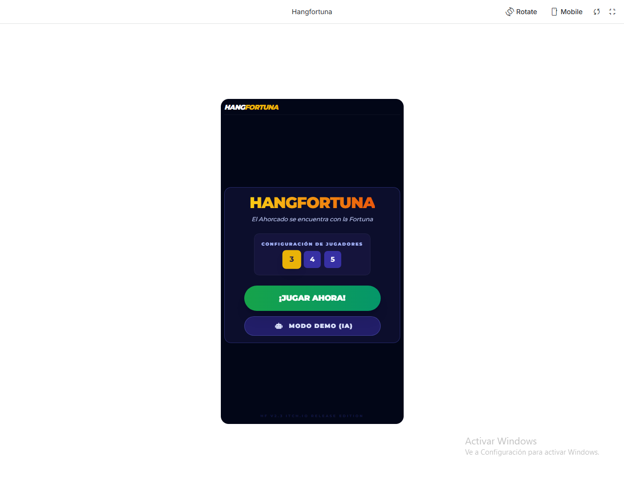 Screenshot 3 for Hangfortuna: The Ultimate Word & Fortune Fusion!