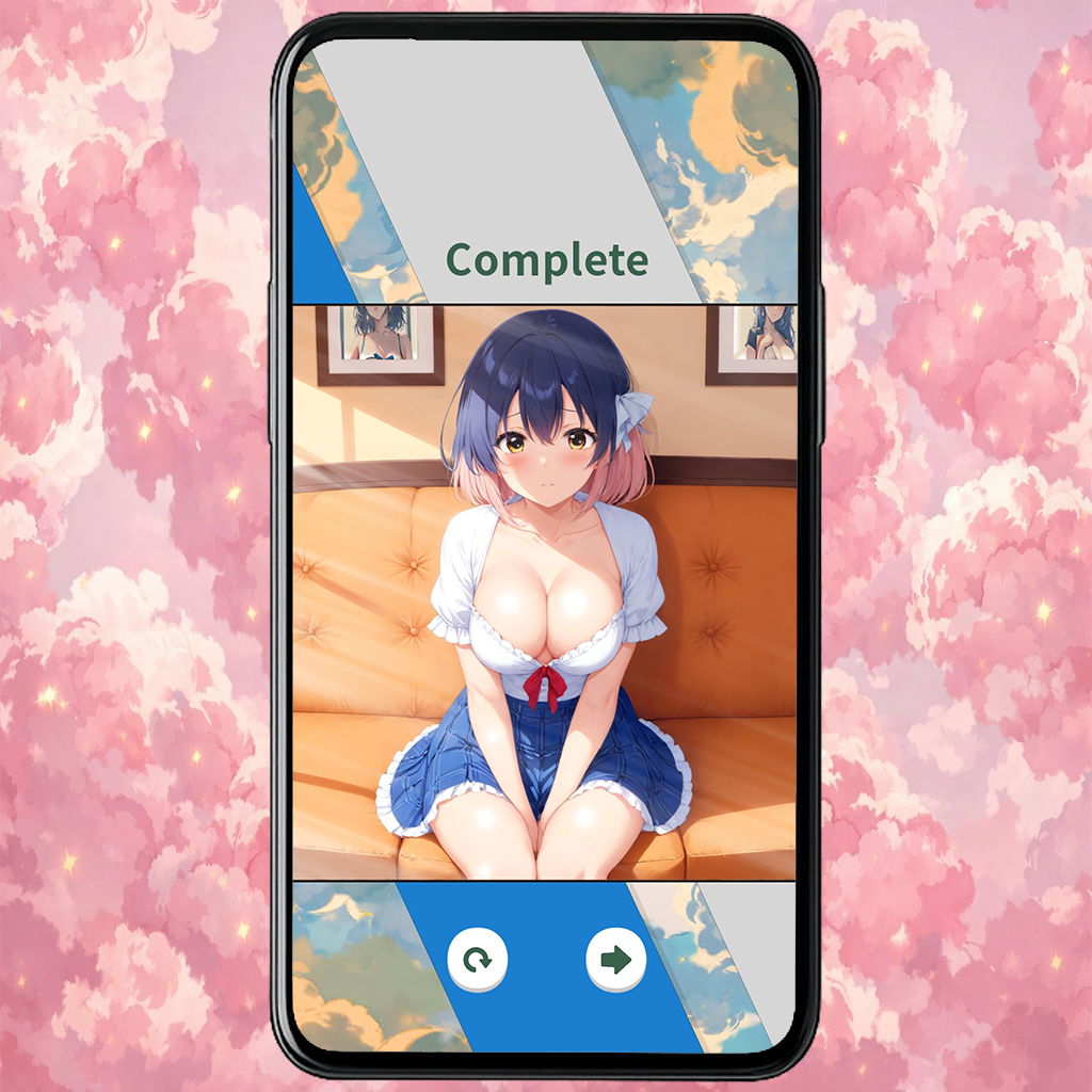 Screenshot 2 for Sexy Girls Posing Puzzle Mobile Edition DEMO