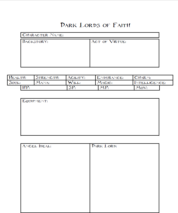 Screenshot 3 for Dark Lords of Faith