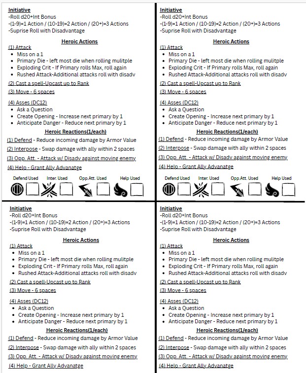 Screenshot 3 for Nimble 2e Player Cards