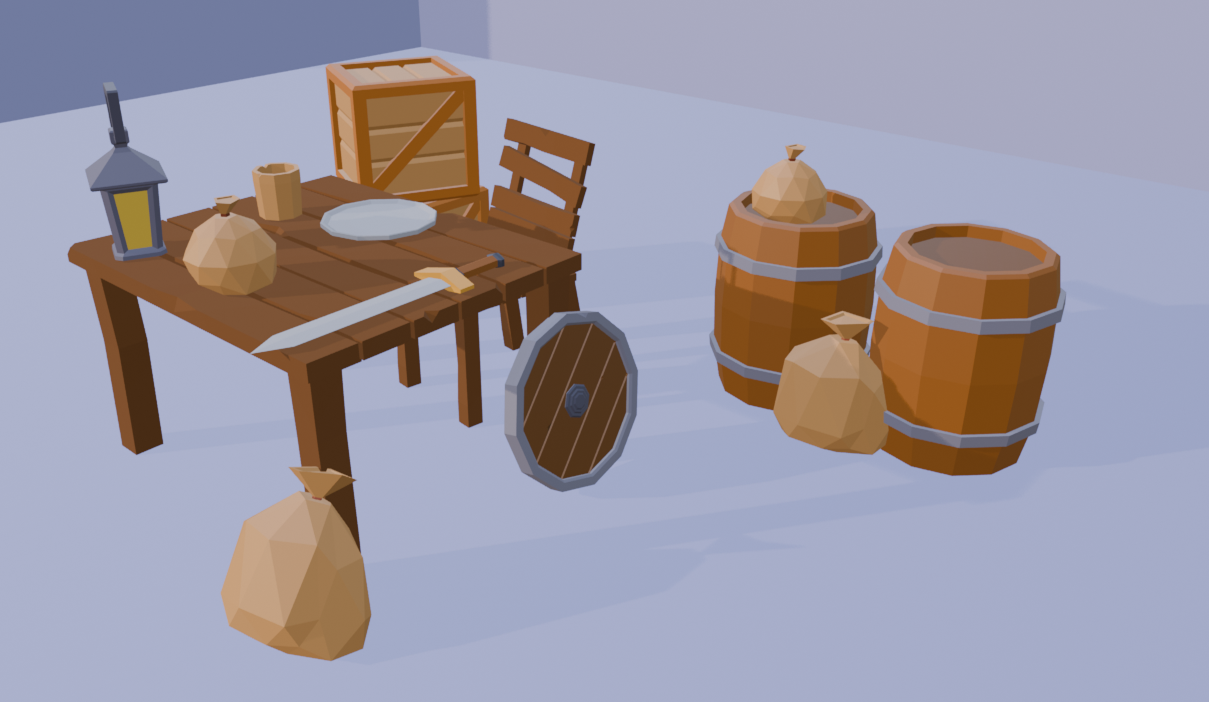 3D Low Poly Medieval Pack by Sopinha Assets