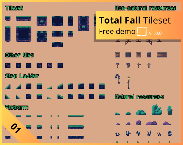 DEMO - Total Fall Tileset 24x24 V1.0.0 by Maar