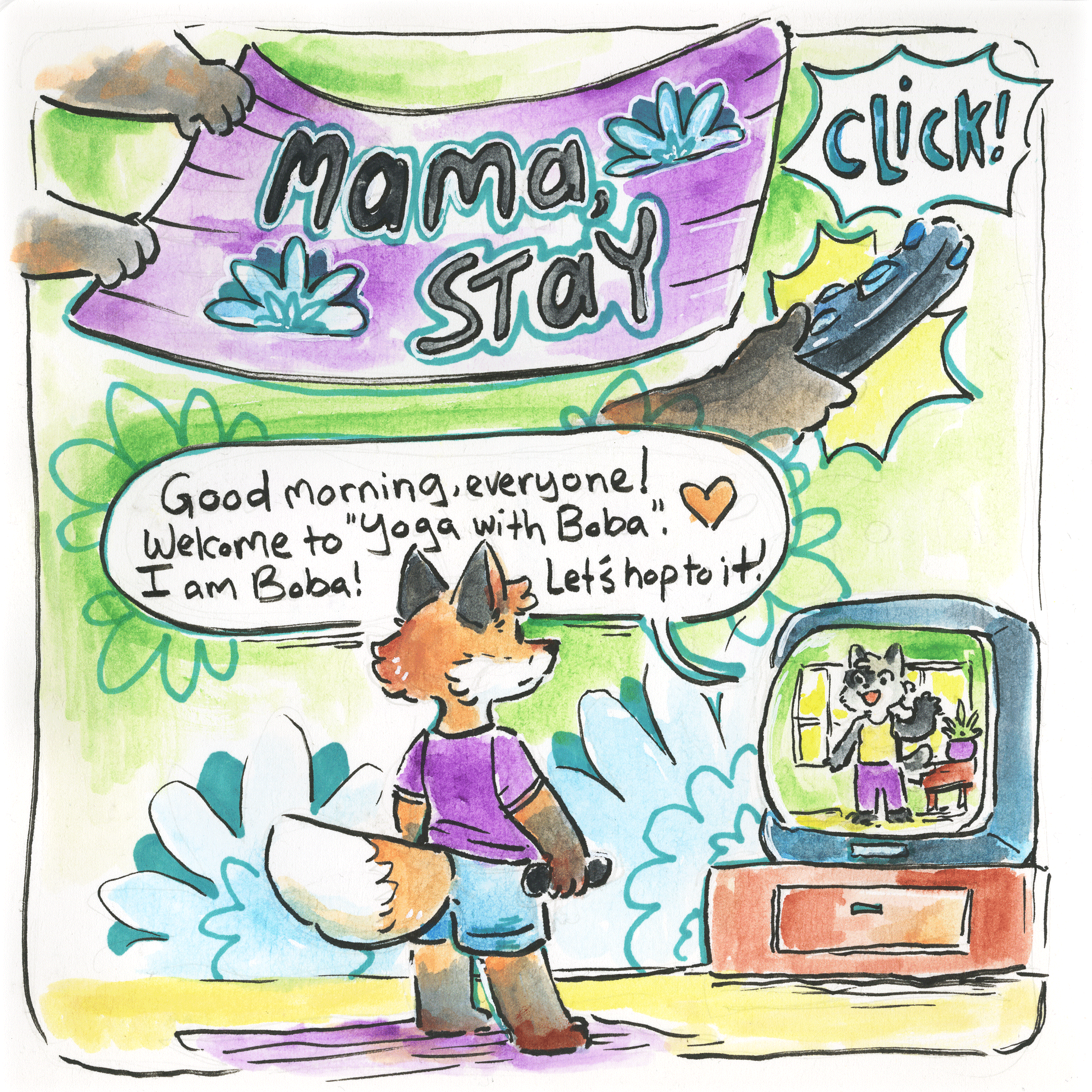 Screenshot 3 for Mama, Stay - Short Comic PDF