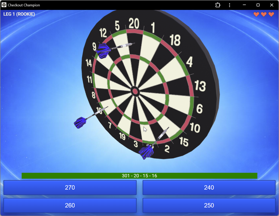 Screenshot 3 for Darts 501 - Checkout Champion