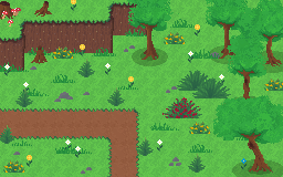 2D Modular Forest Environment Pack – 16x16 Top-Down Tileset by Serkan724