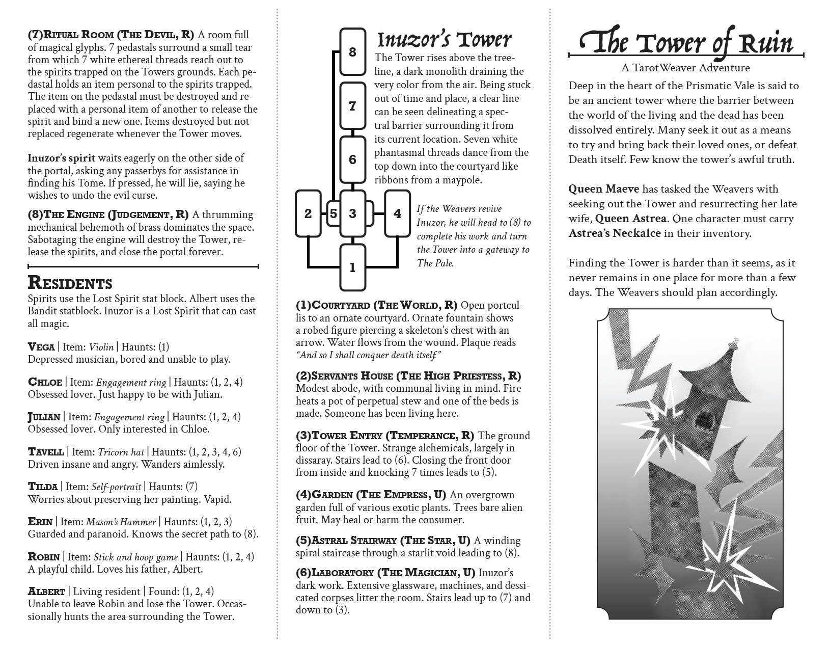 Screenshot 2 for Tower of Ruin - A TarotWeaver Adventure