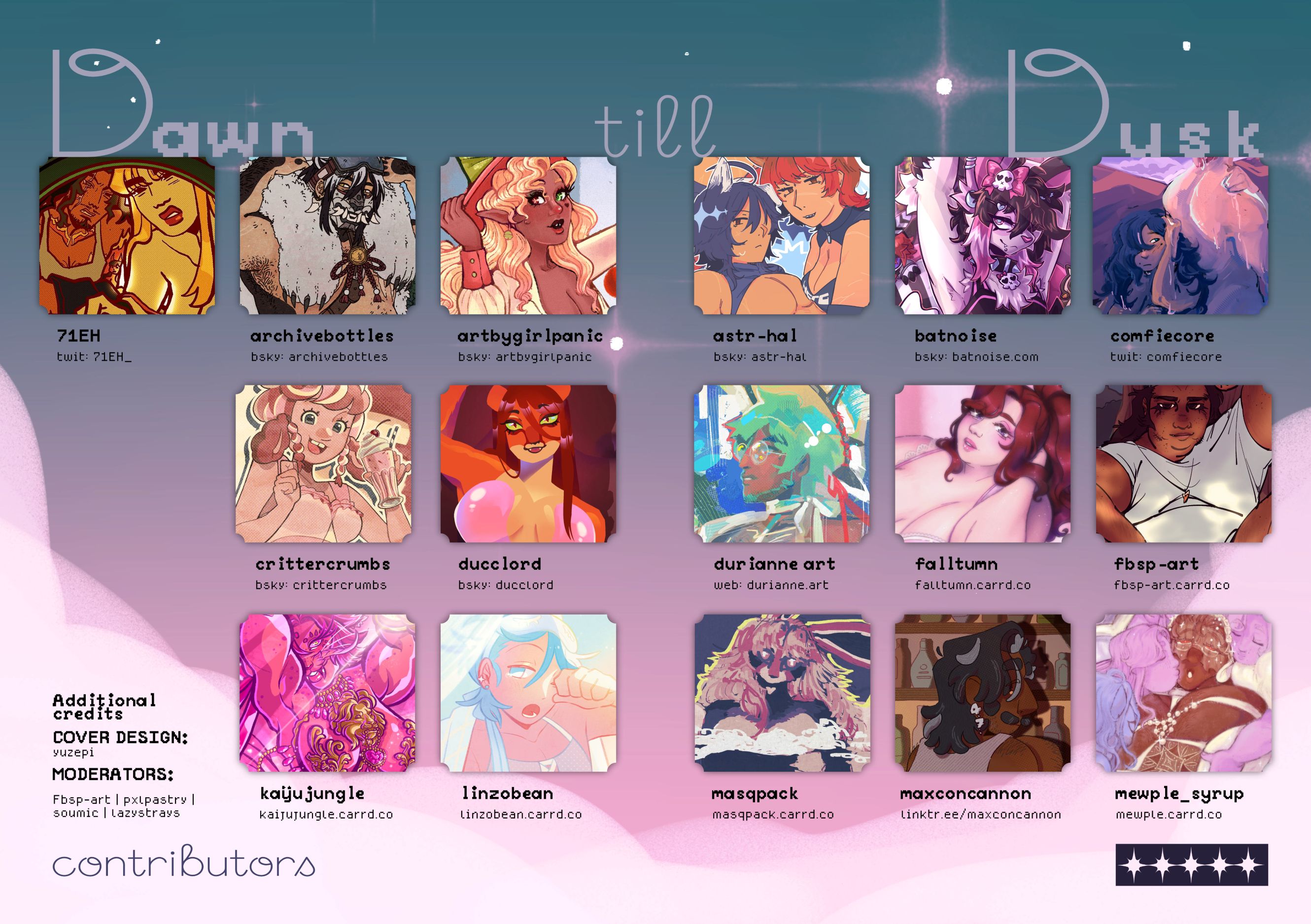 Screenshot 2 for From Dusk Till Dawn: an OC Zine