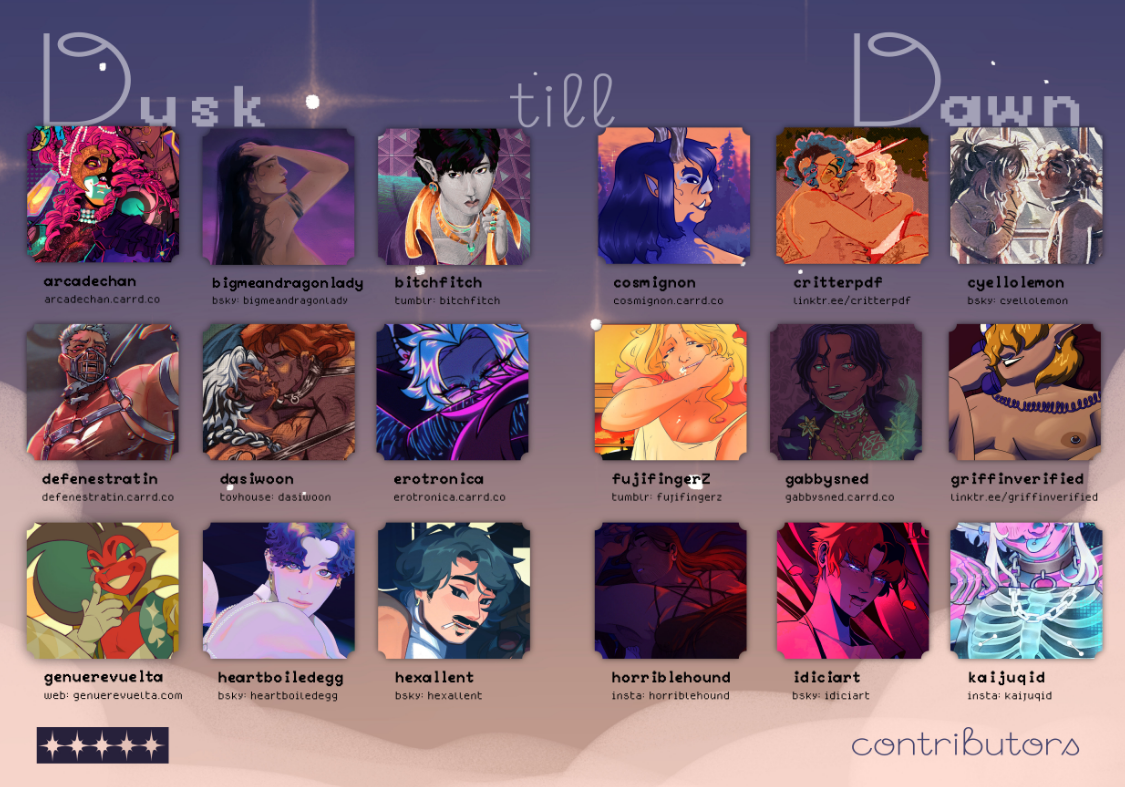 Screenshot 4 for From Dusk Till Dawn: an OC Zine