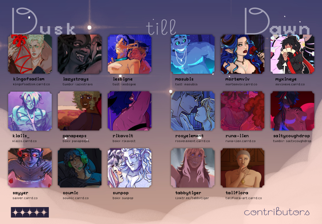 Screenshot 5 for From Dusk Till Dawn: an OC Zine