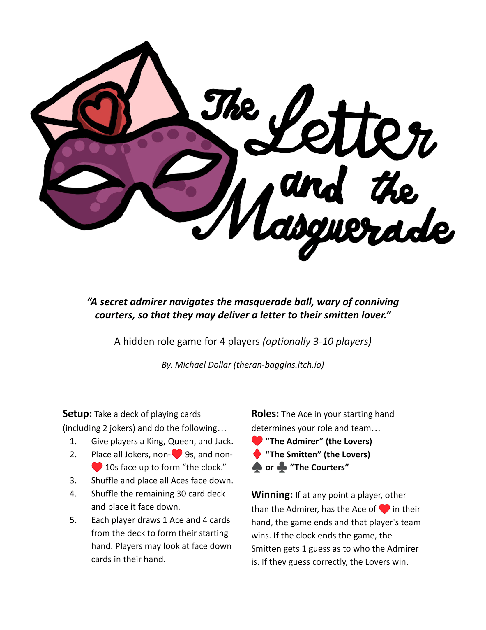 The Letter and the Masquerade by Theran_Baggins